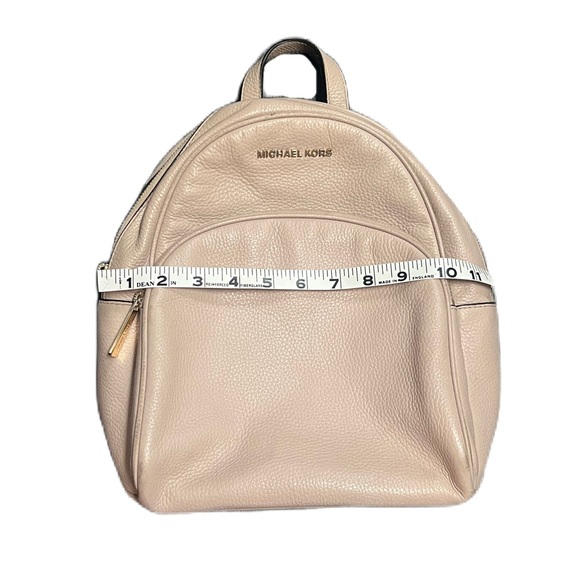 abbey medium logo and leather backpack Michael Kors Pebbled While The Durable Material Ensures Long Michael Kors Abby Backpack